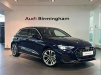 New Audi A3 S-Line 150 HP (110 kW) 2025 Blue Hatchback