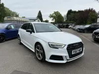 Used Audi S3 Sportback Black Edition 2017 White Hatchback