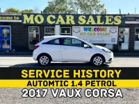 Begagnad Vauxhall Corsa Design Edition 90 HK (66 kW) 2017 Vit Halvkombi