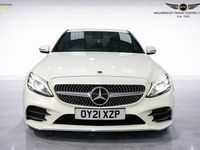Used Mercedes C300 AMG line 258 HP (189 kW) 2021 White Sedan