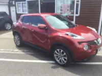 Used Nissan Juke S 115 HP (84 kW) 2016 Red SUV