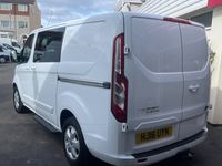 used Ford Transit Custom 2.2 TDCi 125ps Low Roof D/Cab Limited Van