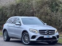 Used Mercedes GLC220 AMG line 170 HP (125 kW) 2018 Silver SUV