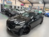 Used Mercedes E220 AMG line 2018 Black Coupe