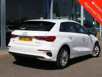 Used Audi A3 Sportback Design 116 HP (85 kW) 2021 White Hatchback