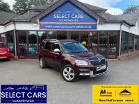 Used Skoda Yeti SE 110 HP (80 kW) 2014 Maroon SUV