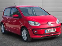 Used VW up! 74 HP (54 kW) 2014 Red Hatchback