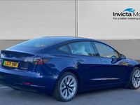 Used Tesla Model 3 Long Range AWD 366 kW (498 HP) 2021 Blue Sedan