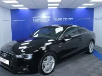 Used Audi A5 S-Line 190 HP (139 kW) 2016 Black Coupe