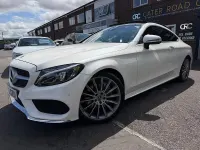 Used Mercedes C250 AMG line 204 HP (150 kW) 2017 White Coupe