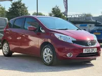 Used Nissan Note Acenta Premium 80 HP (58 kW) 2015 Red Hatchback