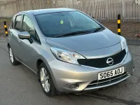 Begagnad Nissan Note Tekna 90 HK (66 kW) 2015 Silver Halvkombi