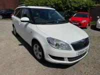 Used Skoda Fabia SE 2014 White Estate