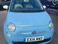 Used Fiat 500 69 HP (50 kW) 2014 Blue Hatchback