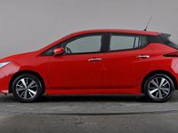 Used Nissan Leaf Acenta 110 kW (150 HP) 2021 Red Hatchback