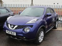 Used Nissan Juke Acenta 110 HP (80 kW) 2017 Blue SUV