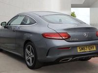 Usado Mercedes C220 AMG line 170 HP (125 kW) 2017 Cinzento Coupé