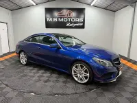 Used Mercedes E220 AMG line 2016 Blue Coupe
