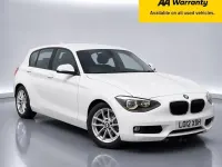 Begagnad BMW 116 Efficient Dynamics 2012 Vit Halvkombi