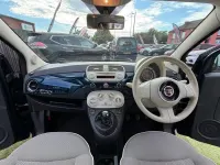 Used Fiat 500 Lounge 69 HP (50 kW) 2014 Blue Hatchback