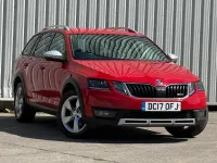 Used Skoda Octavia Scout 4x4 2017 Red Estate