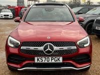Used Mercedes GLC300 AMG line 2020 Red Estate