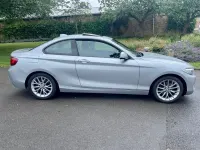 Used BMW 218 Advantage 136 HP (100 kW) 2015 Silver Coupe