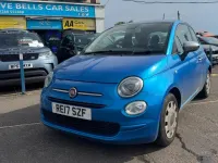 Used Fiat 500 Mirror 69 HP (50 kW) 2017 Blue Hatchback