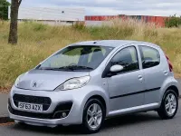Used Peugeot 107 Active 68 HP (50 kW) 2013 Silver Hatchback