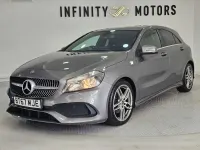 Used Mercedes A200 AMG line 136 HP (100 kW) 2017 Grey Hatchback