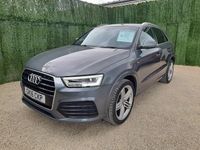 Begagnad Audi Q3 S-line plus 184 HK (135 kW) 2016 Grå SUV