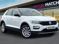 Used VW T-Roc SE 150 HP (110 kW) 2019 White SUV