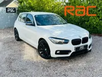Used BMW 116 Sport Line 116 HP (85 kW) 2017 White Hatchback
