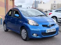 Usado Toyota Aygo 2009 Azul Citadino