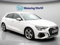 Used Audi A3 Sportback S-Line 110 HP (80 kW) 2022 White Hatchback
