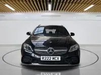 Used Mercedes C200 AMG line 198 HP (145 kW) 2019 Black Estate