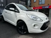 Used Ford Ka Metall 69 HP (50 kW) 2012 White Hatchback