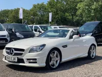Used Mercedes SLK250 AMG 2015 White Cabriolet