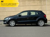 Used VW Polo SE 90 HP (66 kW) 2015 Black Hatchback