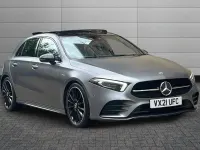 Used Mercedes A220 Exclusive 190 HP (139 kW) 2021 Designo mountain grey Hatchback