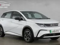 New BYD Dolphin Boost 130 kW (177 HP) 2026 Skiing white Hatchback