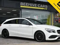 Used Mercedes CLA220 Shooting Brake AMG line 177 HP (130 kW) 2017 White Estate