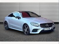 Used Mercedes E220 AMG Line Premium 191 HP (140 kW) 2018 Silver Coupe