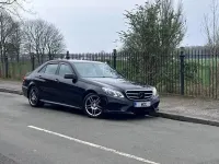 Used Mercedes E220 AMG 2015 Black Sedan