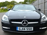 Begagnad Mercedes SLK250 2014 Svart Cab