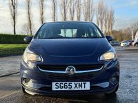 Used Vauxhall Corsa Design Edition 90 HP (66 kW) 2015 Blue Hatchback