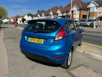 Used Ford Fiesta Zetec 82 HP (60 kW) 2015 Blue Hatchback