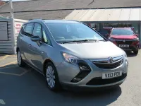 Used Vauxhall Zafira Tourer S 130 HP (95 kW) 2013 Silver MPV