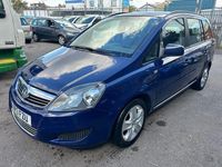 Used Vauxhall Zafira 115 HP (84 kW) 2013 Blue MPV