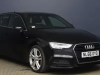 Used Audi A3 Sportback S-Line 150 HP (110 kW) 2016 Black Hatchback